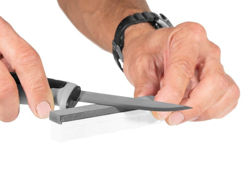 Lansky - brousek Arkansas Soft Hone Sharpener - černý/šedý - S0300