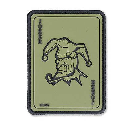 101 Inc - 3D nášivka - Joker - OD Green