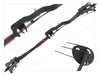 Poe Lang - Kladkový lukostřelec - 15-22 lb - 25" - Černý/Červený - CO-034B