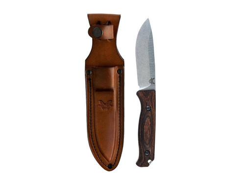 Benchmade - Lovecký nůž Saddle Mountain Skinner - CPM-S30V - Drop Point - Kožené pouzdro - 15002