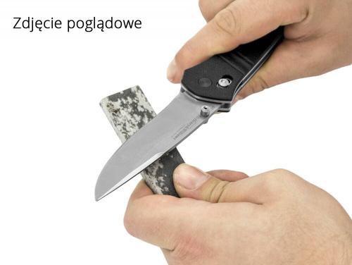 Lansky - tvrdý kapesní kámen Super Arkansas s pouzdrem - LSAPS