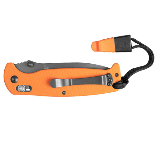 Ganzo - G7413 Zavírací nůž EDC s píšťalkou - G-Lock - oranžový - G7413-OR-WS