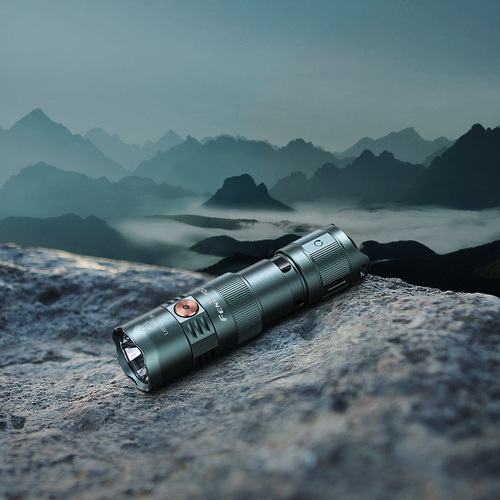 Fenix - Taktická LED svítilna PD25R s baterií 700 mAh - 800 lm - zelená - PD25R sierra green