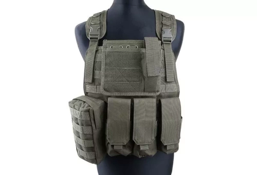 GFC Tactical - Taktická vesta MBSS - Nylon - Olivová - GFT-18-001014