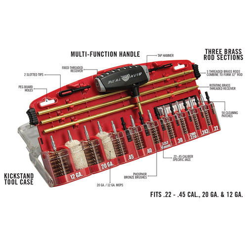 Real Avid - Gun Boss® Pro - univerzální čisticí sada - AVGBPRO-U
