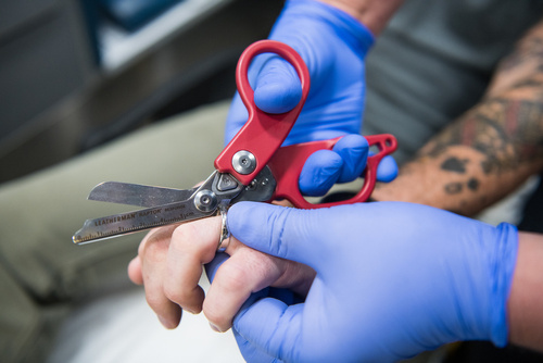 Leatherman - Multitool / nůžky Raptor® Response - Crimson - 832965