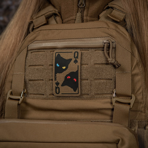 M-Tac - Nášivka Piková dáma - Cordura 500D - Coyote/Black - 51362005