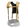 Templars Gear - 4bodové taktické šle H-Harness - MOLLE - Coyote Brown - TG-H-HAR-4-CB 