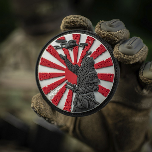 M-Tac - Nášivka Way of the Samurai - 3D PVC - bílá/červená - 51338302
