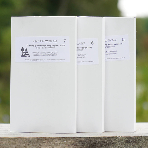 Kedainiu - Vojenské jídlo MRE č. 01 Hovězí guláš se zeleninou