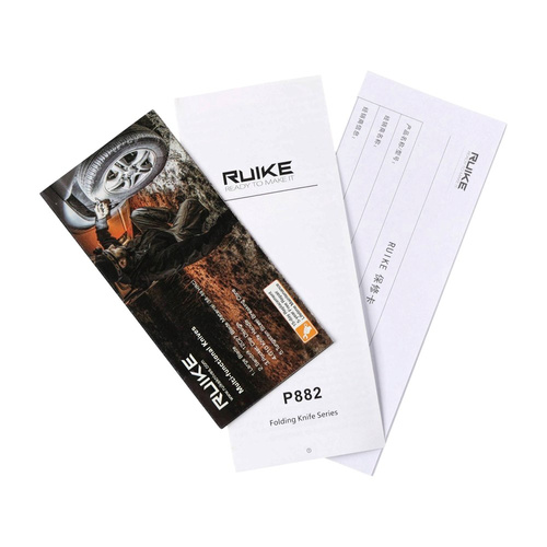 Ruike - Zavírací nůž EDC P882-B - 12C27 - Black - P882-B