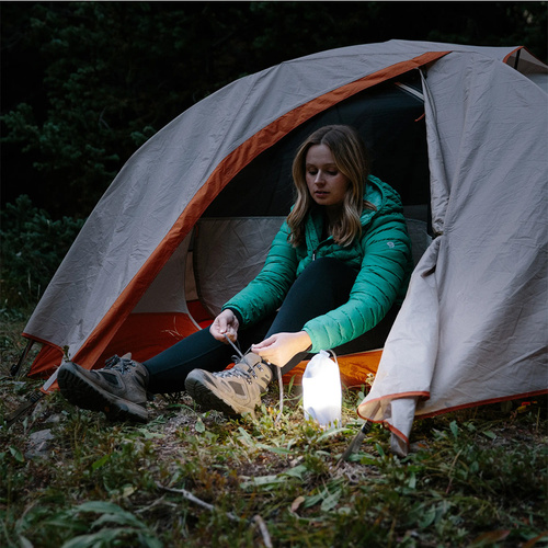 Nite Ize - Nabíjecí kempingové světlo Radiant® RL2™ - 400 lm - šedé / zelené - RL2-17-R8