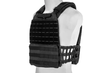 GFC Tactical - Nosič plátů na taktickou vestu - laserový výřez - černý - GFT-18-028656