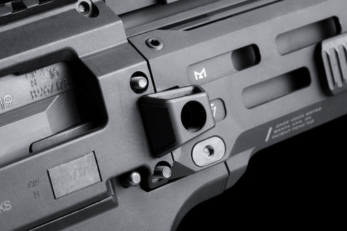 Strike Industries - Ploché rychloupínací pouzdro pro Scorpion EVO 3 - černé - SI-CEVO-FQD