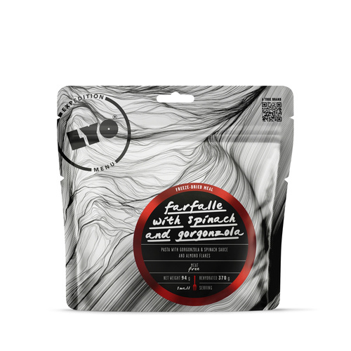 LyoFood - Farfalle s gorgonzolou a špenátovou omáčkou - 370 g
