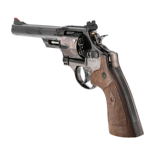 Umarex - Vzduchovka Smith&Wesson M29 6,5" Revolver Replica - 4,5 mm BB - Kožené pouzdro - 5.8384 + 3.1613