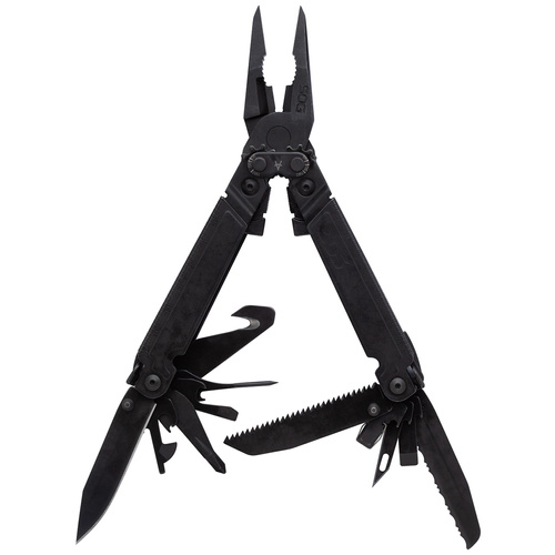 SOG - Multitool PowerAccess PA3002-CP - nerezová ocel - 21 nástrojů + sada bitů - černá - PA3002-CP