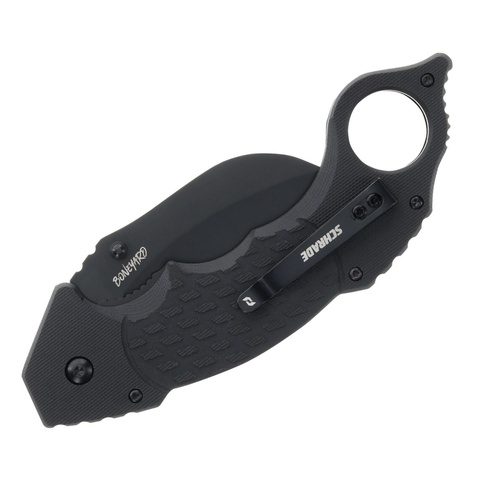 Schrade - Zavírací nůž Karambit Boneyard - AUS-10 - Black - 1182502
