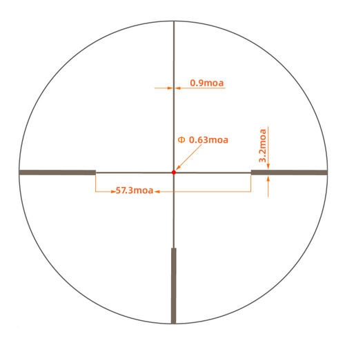 Vector Optics - Puškohled Continental x6 2,5-15x56 - BDC - SCOM-38