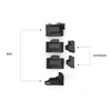 Strike Industries - Strike Stacked Angled Grip Extension Module - 2-pack - Black - SI-AR-CMS-SAF-EXT