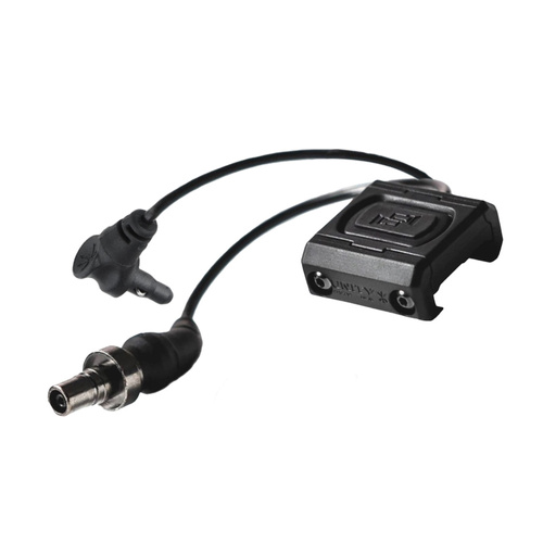 Unity Tactical - Gelový kabelový spínač ModButton Lite Sync - SureFire/Crane Laser - 4,5" - Černá - MBL2-BLK-SF/CL-4,5