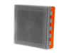 Megaline - přepravní box - 11x11x3,5 cm - oranžovo-průhledný - 607/0001OT
