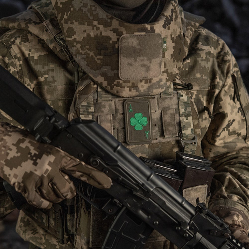 M-Tac - nášivka Lucky Card - Cordura 500D - Clover - Ranger Green - 51391023