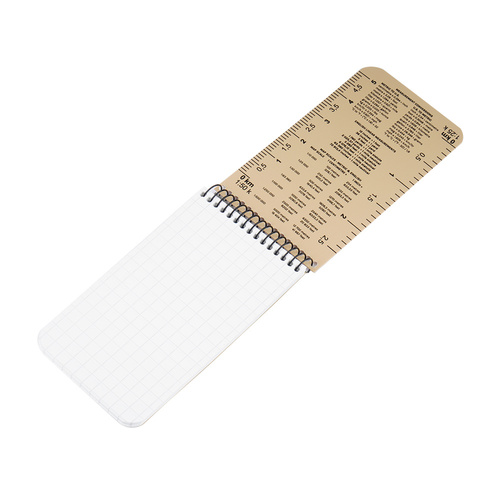 Modestone - Voděodolný zápisník - 76 x 130 mm - 50 listů - Tan - A12MIL