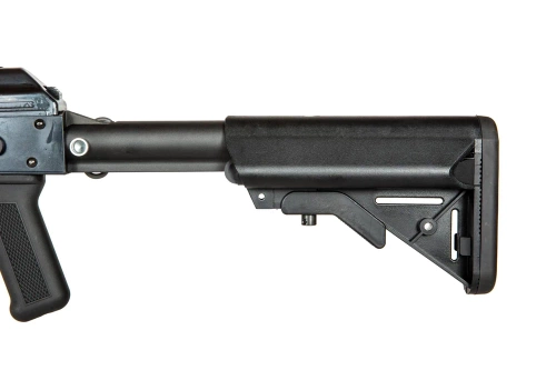 WE - Replika karabiny ASG AKM PMC WE-R015 - Plynová pumpa - Otevřený závěr - Ocel - Černá - WET-02-002323