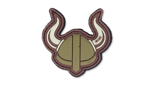 101 Inc. - 3D nášivka - Vikingská přilba - hnědá