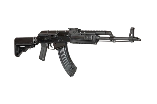 WE - Replika karabiny ASG AKM PMC WE-R015 - Plynová pumpa - Otevřený závěr - Ocel - Černá - WET-02-002323