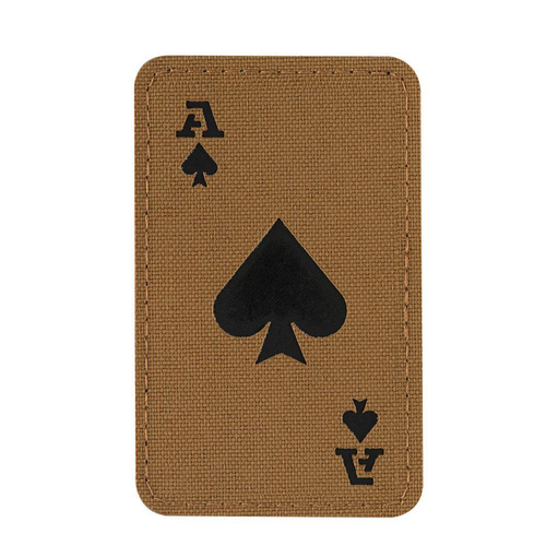 M-Tac - Nášivka Ace of Spades - Cordura 500D - Coyote / Black - 51109502