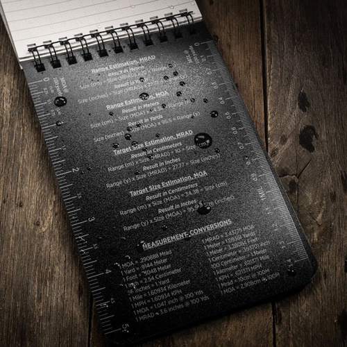 Rite in the Rain - DOPE Logbook do každého počasí - 4 x 6" - D746 - černý