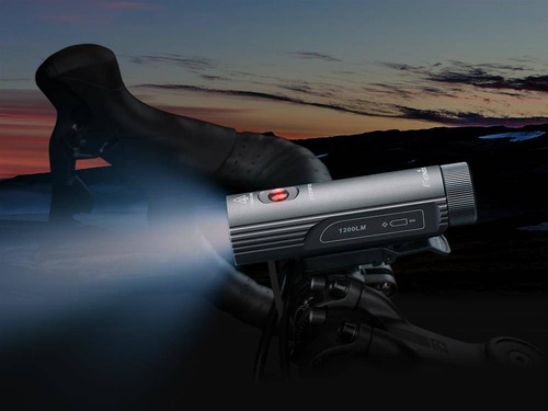 Fenix - LED svítilna na kolo s 2600 mAh dobíjecí baterií - 1200 lm - BC21R V3.0