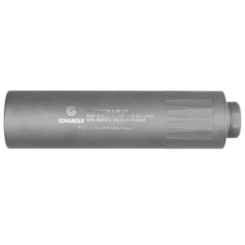 Gomander - Tlumič hluku Tactinox DT - 5,56 mm - 1/2x28 - šedý