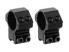 Leapers - Dvoudílný držák AccuShot 1"/11 - 25,4 mm - střední - černý - RGPM-25M4