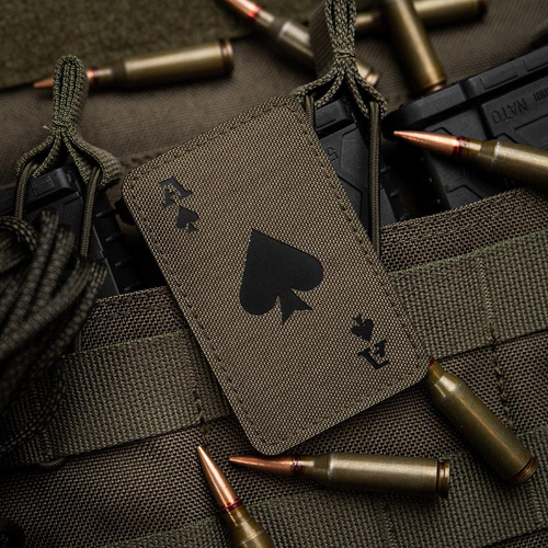 M-Tac - nášivka Pikové eso - Cordura 500D - Ranger Green / Black - 51109232