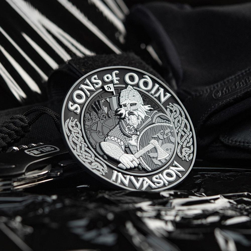 M-Tac - 3D PVC nášivka Sons of Odin - černá/šedá - 51137211