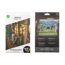 Nite Ize - Taktický organizační systém GearLine® - 10 x S-Biner + 2 x Gear Tie 12" - Coyote - GLN4-29-R8
