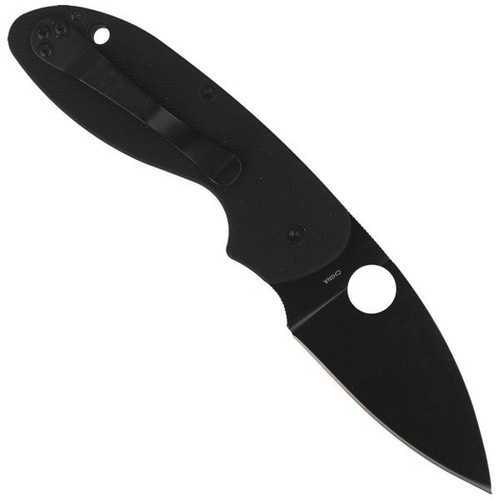 Spyderco - Nůž Efficient™ G-10 Black / Black Blade PlainEdge™ - C216GPBBK