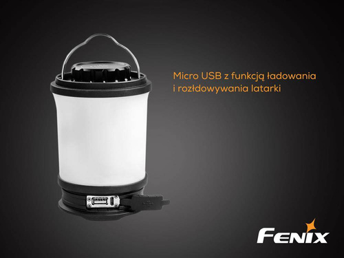 Fenix - Kempingová LED svítilna - 650 lumenů - 18650 - černá - CL30R