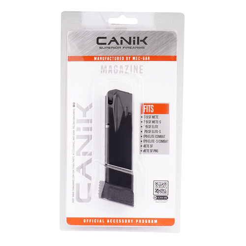 Canik - Pistolový zásobník Compact Size - TP9/METE - 9x19mm Parabellum/Luger - 15 + 3 náboje - MMAC-015