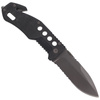 FOX - Nůž BlackFox Drop Point Rescue Folder- Black - BF-115