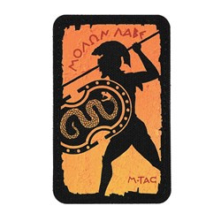 M-Tac - Molon Labe Patch - Cordura 500D - 50 x 80 mm - Černá - 51312002