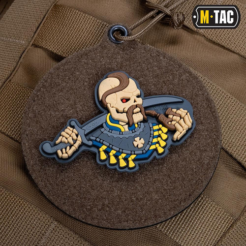 M-Tac - 3D nášivka Never Die Again - žlutá/modrá - 51160000