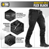 M-Tac - Taktické kalhoty Aggressor Gen.II Flex - Ripstop - černé - 20058002