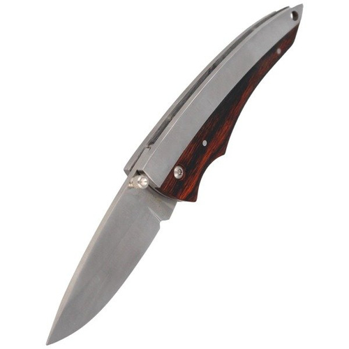 Herbertz - Zavírací nůž Drop Point Wood/Metal - 288611
