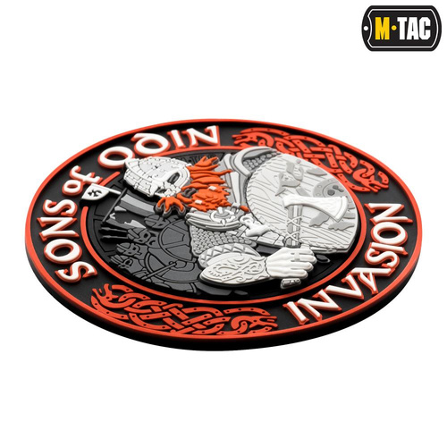 M-Tac - 3D PVC nášivka Sons of Odin - černá/červená - 51137233