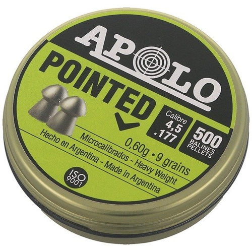 Apolo - Špičkové broky pro vzduchovky - .177 / 4,52 mm - 500 ks - E19101-2.G2