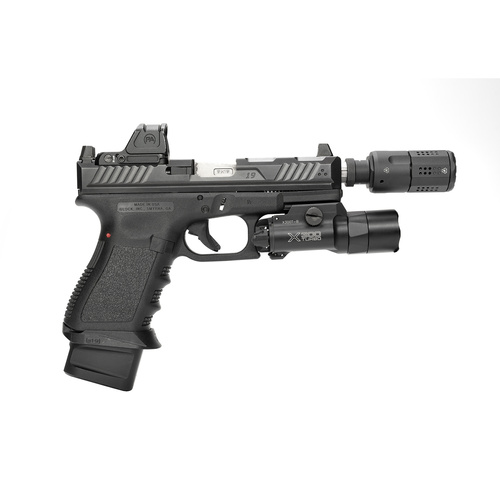 Strike Industries - Kompenzátor pro pistoli ráže 9 mm - Černý - SI-PISTOL-LC-BK